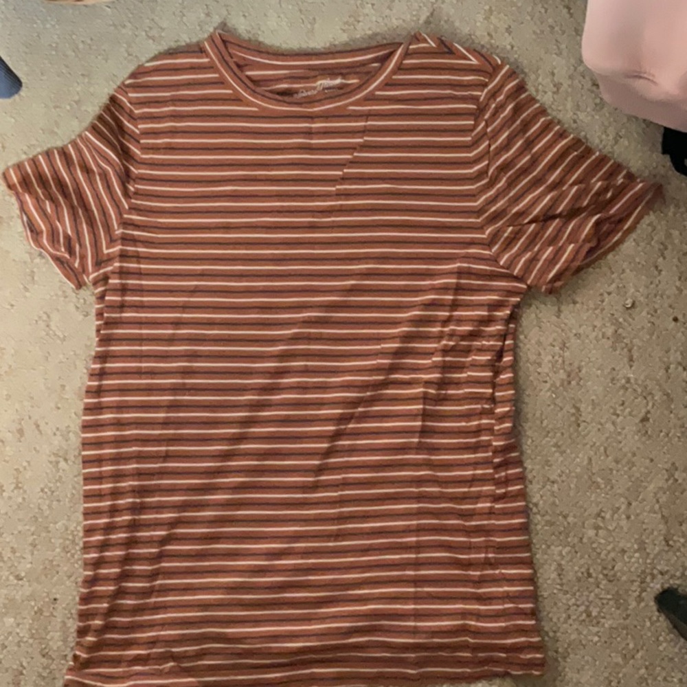 Universal Thread orange striped t-shirt
